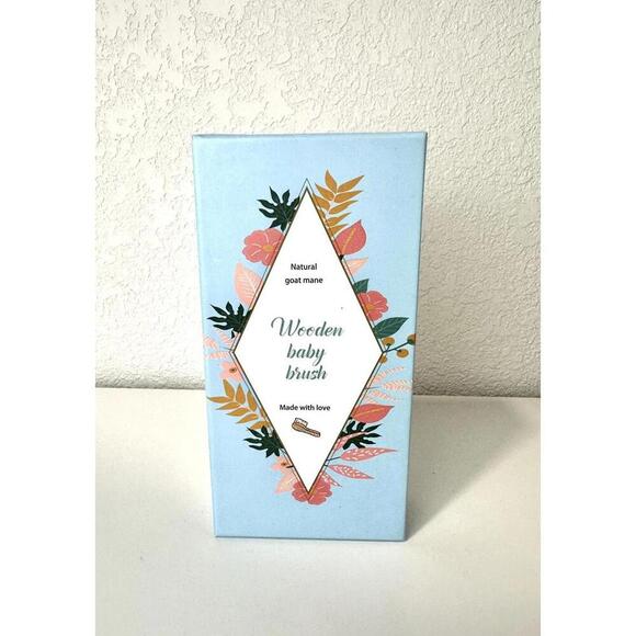 Tokcom Baby/Toddler Hairbrush Set with soft Goat bristles - Picture 5 of 8